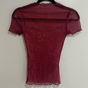 Sparkly See Through Shirt